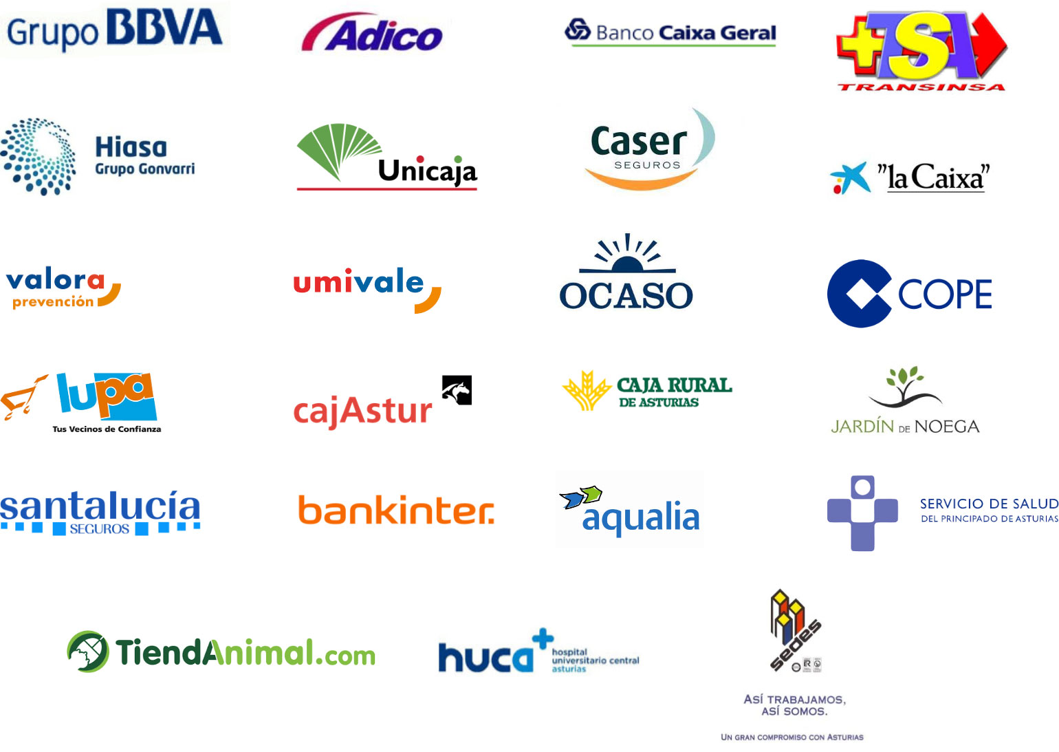 Imagen de nuestros clientes mas conocidos 