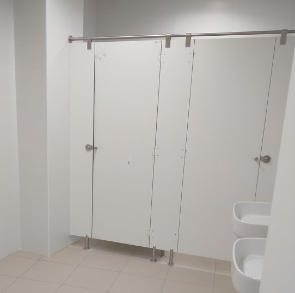 baños cabinas de madera